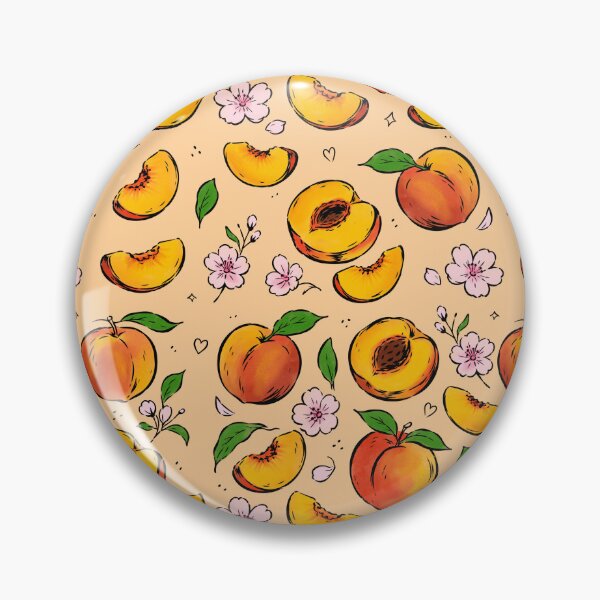 Item preview, Peaches & Flowers designed and sold by PipermintPress.