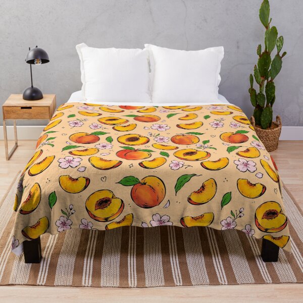Item preview, Peaches & Flowers designed and sold by PipermintPress.