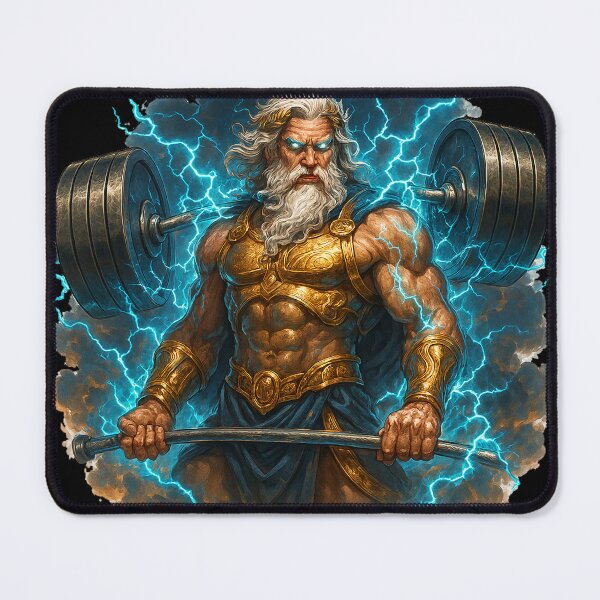 Item preview, Mythology Gym Warrior Fitness Design designed and sold by Thompika.
