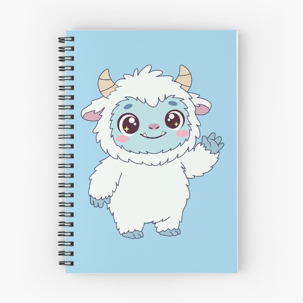 Item preview, Cute Kawaii Yeti Waving Hello | Cryptid Abominable Snowman designed and sold by Hallowed Artistry.