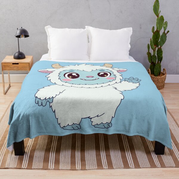 Item preview, Cute Kawaii Yeti Waving Hello | Cryptid Abominable Snowman designed and sold by Hallowed Artistry.