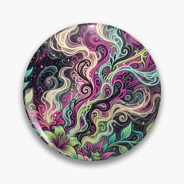 Item preview,  Flowing Floral Vine Pattern designed and sold by ASTRAL ART LAB.