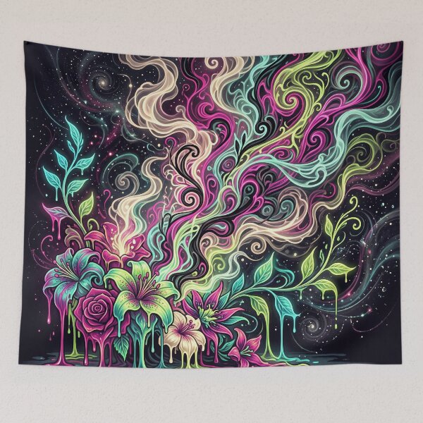 Item preview,  Flowing Floral Vine Pattern designed and sold by ASTRAL ART LAB.