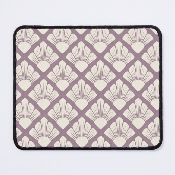 Item preview, Textured Art Deco Floral- Lavender and Cream designed and sold by StoneyPointRoad.