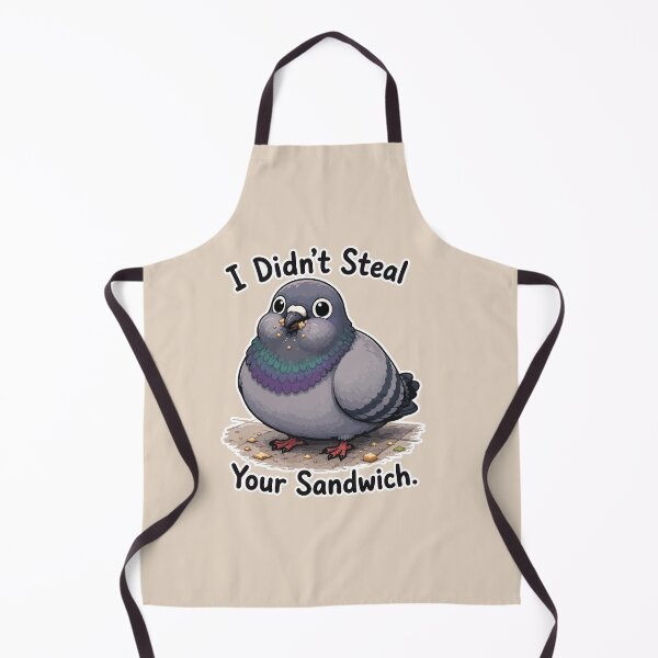 Item preview, I Didn't Steal Your Sandwich Funny Pigeon Sticker Bird Meme designed and sold by SimplePoDesign.