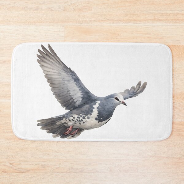 Item preview, Wonga Pigeon in Flight - Watercolour designed and sold by Jaruart.