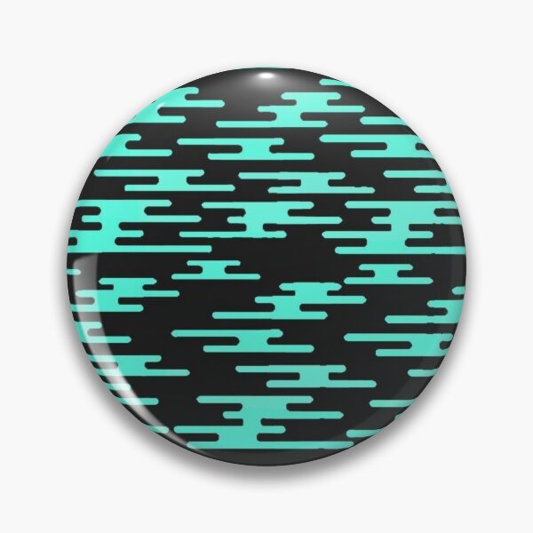 Item preview, Teal Japanese Cloud Pattern Aesthetic Minimalist Art designed and sold by Jimakmo.