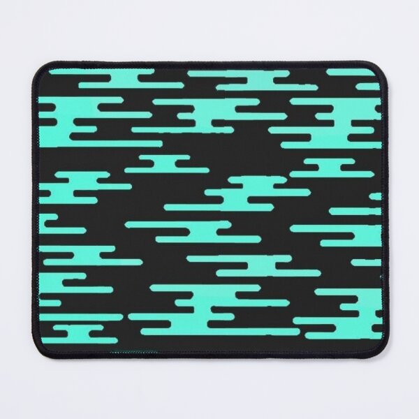 Item preview, Teal Japanese Cloud Pattern Aesthetic Minimalist Art designed and sold by Jimakmo.