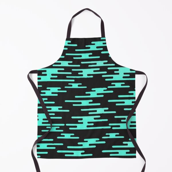 Item preview, Teal Japanese Cloud Pattern Aesthetic Minimalist Art designed and sold by Jimakmo.
