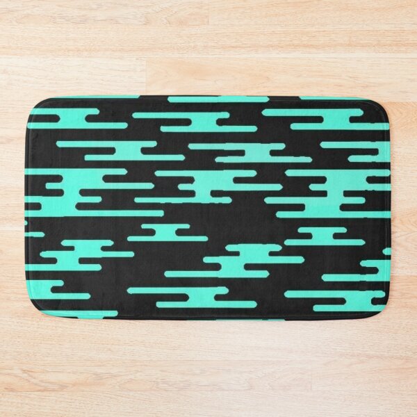 Item preview, Teal Japanese Cloud Pattern Aesthetic Minimalist Art designed and sold by Jimakmo.