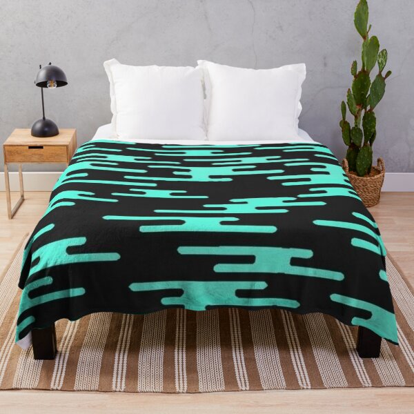 Item preview, Teal Japanese Cloud Pattern Aesthetic Minimalist Art designed and sold by Jimakmo.