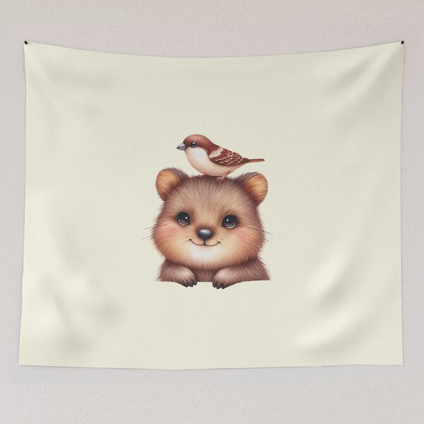 Item preview, Adorable Baby Brown Bear Cub designed and sold by VibeShift Studio.