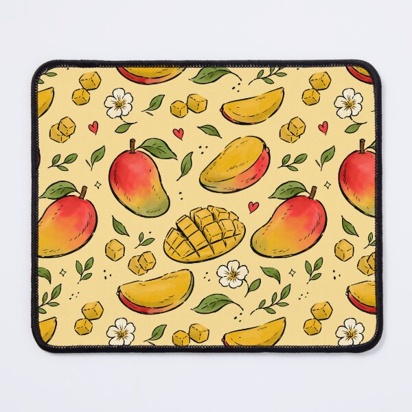Item preview, Mango Madness in Yellow designed and sold by PipermintPress.