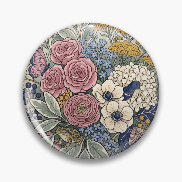 Item preview,  Berry Garden Wildlife Pattern designed and sold by ASTRAL ART LAB.