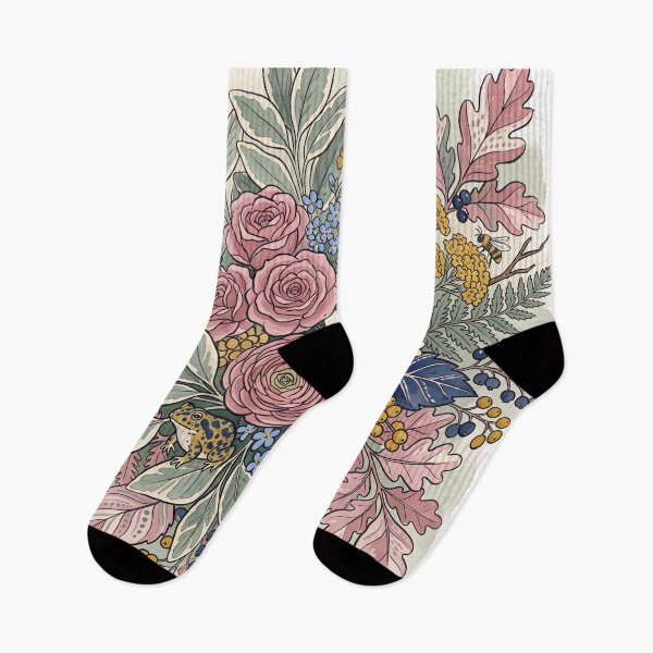 Item preview,  Berry Garden Wildlife Pattern designed and sold by ASTRAL ART LAB.