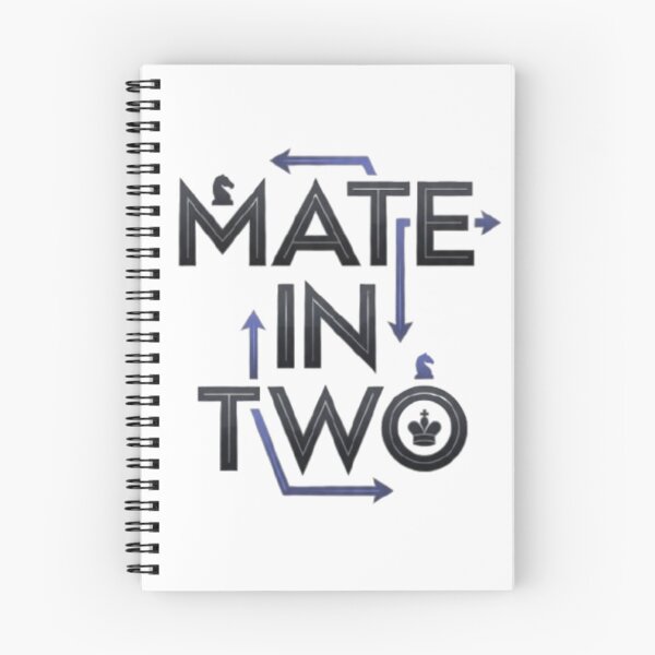Item preview, Mate in Two – Chess Puzzle Design for Chess Players, Checkmate Lovers & Strategy Game Fans designed and sold by KnightVibe.