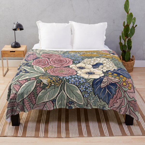 Item preview, Berry Garden Wildlife Pattern designed and sold by ASTRAL ART LAB.