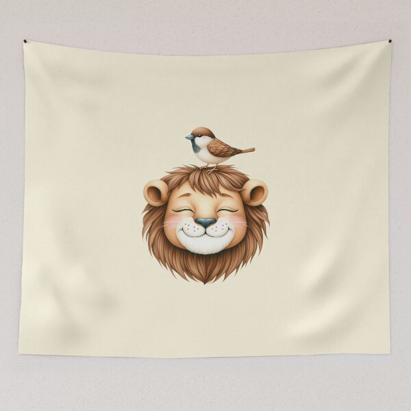 Item preview, Sweet Baby Lion Face designed and sold by VibeShift Studio.