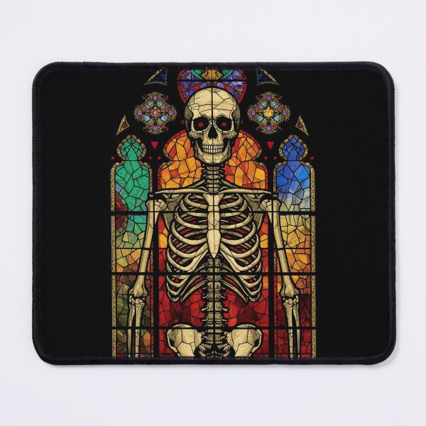 Item preview, Skeleton Stained Glass Halloween Design designed and sold by SunnyDesign82.