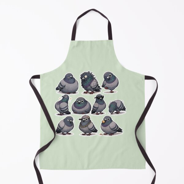 Item preview, Cute Pigeon Sticker Pack Funny Urban Bird Meme Collection designed and sold by SimplePoDesign.