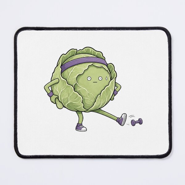 Item preview, Dodging Leg Day Cabbage designed and sold by GoverArt.