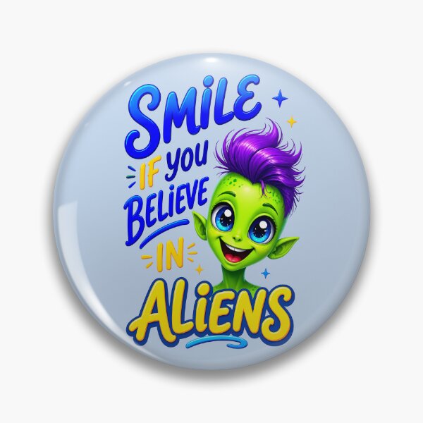 Item preview, SMILE IF YOU BELIEVE IN ALIENS DESIGN 1 designed and sold by DigitalandPhoto.