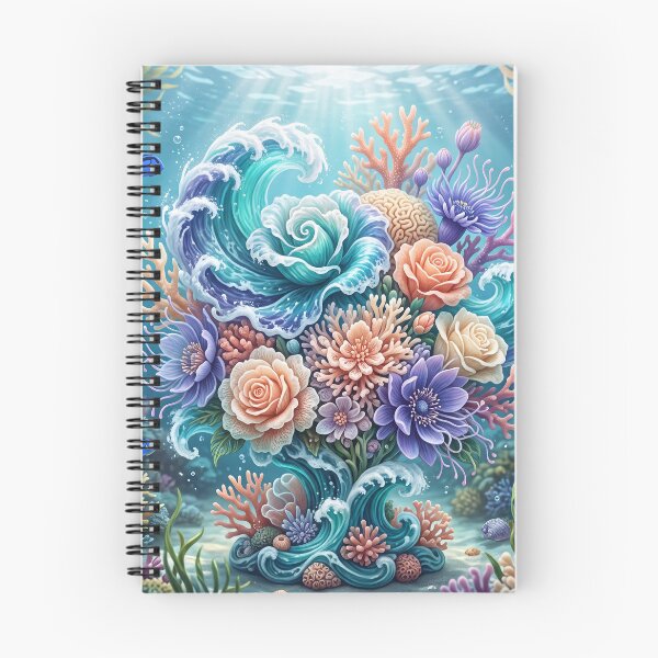 Item preview,  Ocean Flower Garden Pattern designed and sold by ASTRAL ART LAB.