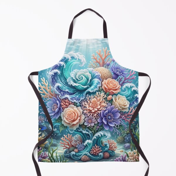 Item preview,  Ocean Flower Garden Pattern designed and sold by ASTRAL ART LAB.