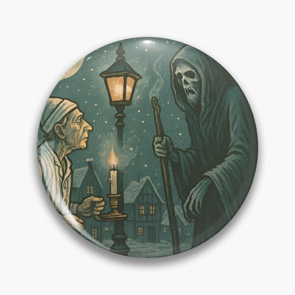 Item preview, A Christmas Carol Poster | Vintage Charles Dickens Book Cover Art Print | Christmas Holiday Wall Art designed and sold by codeslinger.