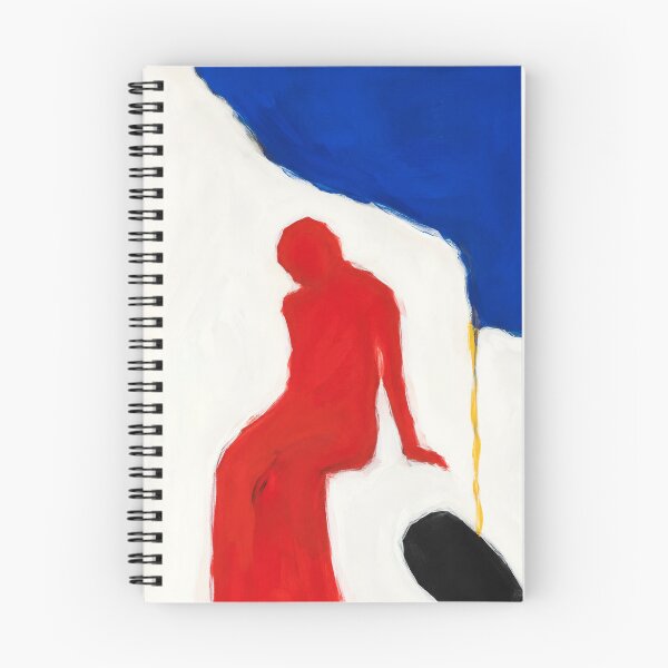 Item preview, Minimalist Red Silhouette Figure Abstract Art. By Filora Atelier  designed and sold by Moodzu.