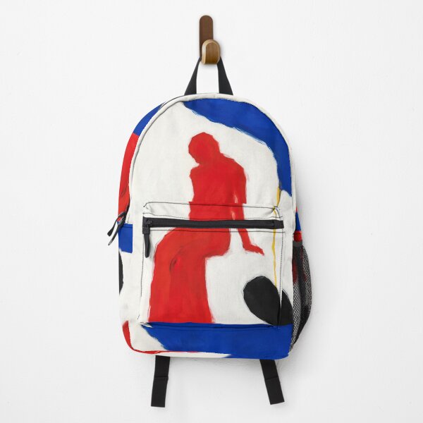 Item preview, Minimalist Red Silhouette Figure Abstract Art. By Filora Atelier designed and sold by Moodzu.