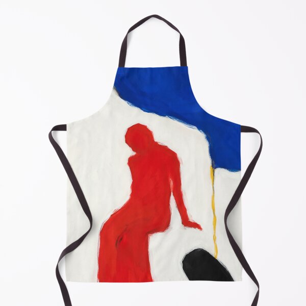 Item preview, Minimalist Red Silhouette Figure Abstract Art. By Filora Atelier designed and sold by Moodzu.