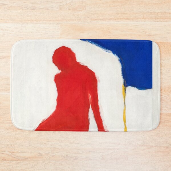 Item preview, Minimalist Red Silhouette Figure Abstract Art. By Filora Atelier  designed and sold by Moodzu.