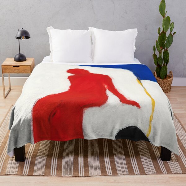 Item preview, Minimalist Red Silhouette Figure Abstract Art. By Filora Atelier designed and sold by Moodzu.