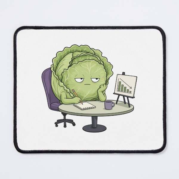 Item preview, Bored Meeting Cabbage designed and sold by GoverArt.