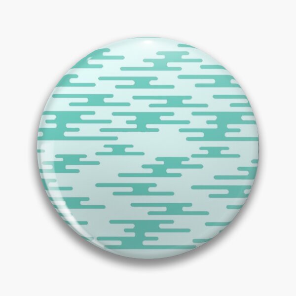 Item preview, Light Mint Japanese Kasumi Cloud Pattern Art designed and sold by Jimakmo.