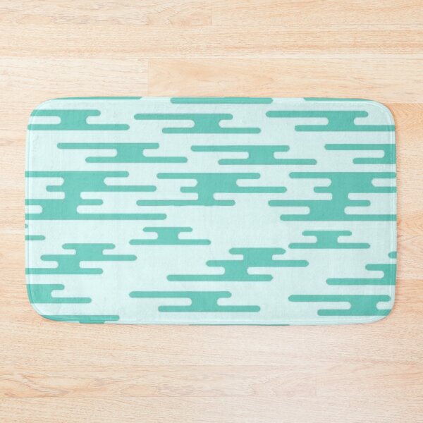 Item preview, Light Mint Japanese Kasumi Cloud Pattern Art designed and sold by Jimakmo.