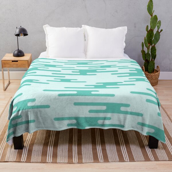 Item preview, Light Mint Japanese Kasumi Cloud Pattern Art designed and sold by Jimakmo.