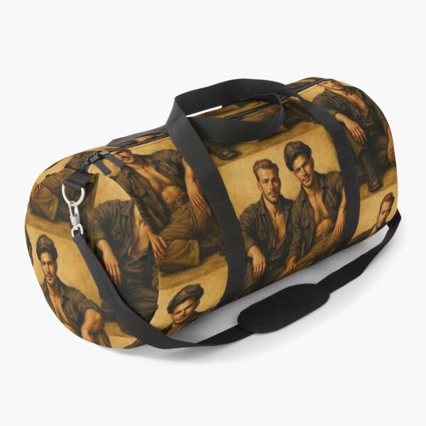 Item preview, Vintage Bikers Brotherhood Oil Tom of Finland Tribute San Francisco Pride Gay Art designed and sold by ItsAKinkThing.
