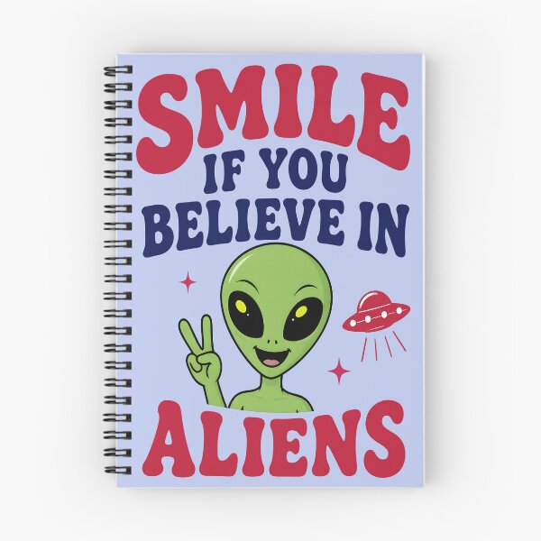 Item preview, SMILE IF YOU BELIEVE IN ALIENS DESIGN 2 designed and sold by DigitalandPhoto.