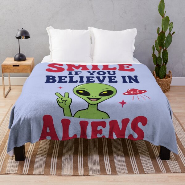 Item preview, SMILE IF YOU BELIEVE IN ALIENS DESIGN 2 designed and sold by DigitalandPhoto.