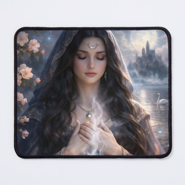 Item preview, Morgaine Prays to the Lady of Avalon – Sacred Avalon Devotion designed and sold by SoniaSarkali.