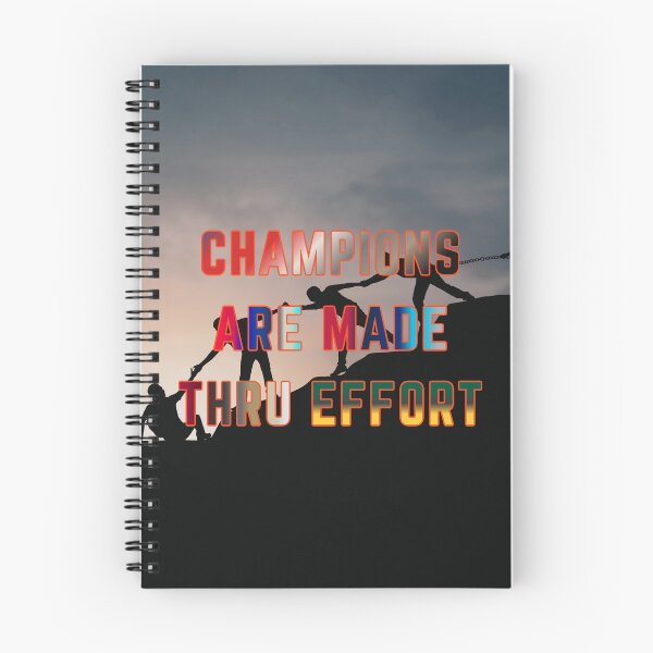 Item preview, Champions are Made Thru Effort #1 designed and sold by Holy JM Designs.