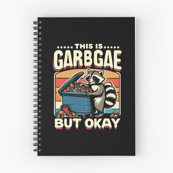 Item preview, This Is Garbage But Okay -- Funny Raccoon Meme designed and sold by Scaryzz.