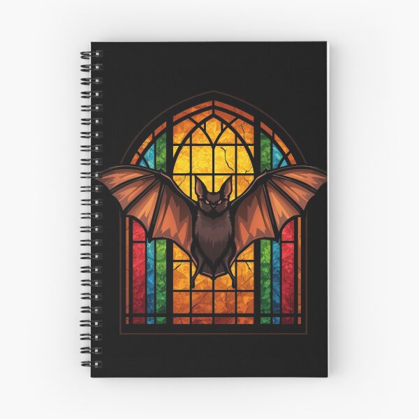 Item preview, Stained Glass Bat Halloween T-Shirt Design designed and sold by SunnyDesign82.