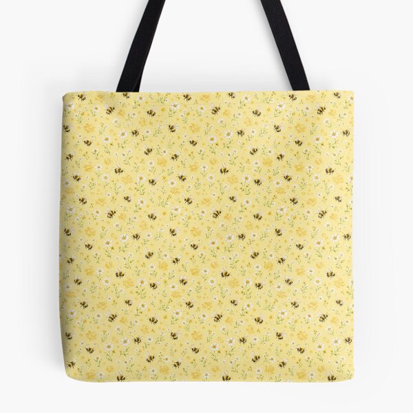 Item preview, Sunny Honey Bees, Daisies and Honeycomb Pattern designed and sold by Tammy Marie Russell.