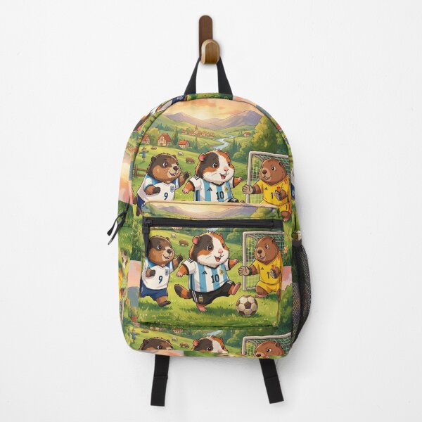 Item preview, Moku and Friends Playing Soccer designed and sold by robertsaulter.