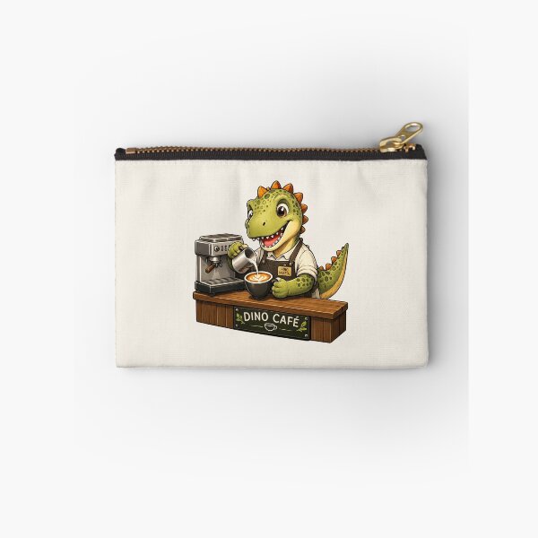 Item preview, Dino Café Barista Latte Art Coffee Lover Dinosaur designed and sold by Safe Haven Pets.