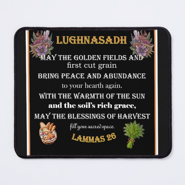 Item preview, Lammas 2026 blessing designed and sold by Sonia Jones Art.