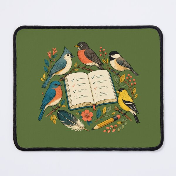 Item preview, Birdwatching Journal Songbirds Nature Notebook Design designed and sold by Nawi32.